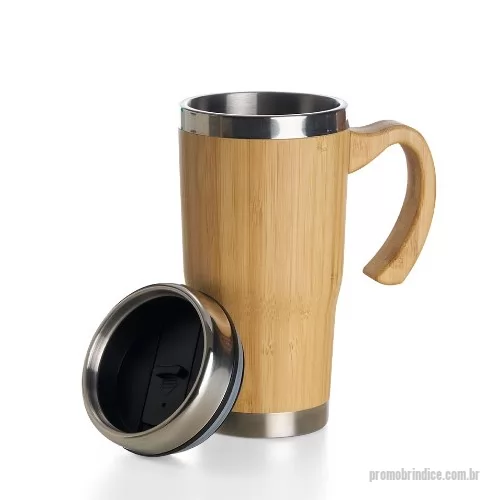 Caneca ecológica personalizada - Caneca de Bambu Personalizada