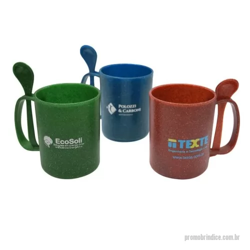 Caneca ecológica personalizada - Caneca Ecológica Fibras Naturais (Fibra de coco, Fibra de bambu, fibra de madeira, Fibra de Arroz, Fibra de Açaí)