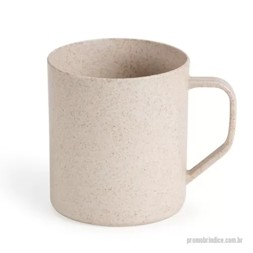 Caneca ecológica personalizada - Caneca Fibra de Arroz 400ml