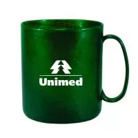 Capacidade para 400 ml. Caneca Redonda Sustentável feito com 50% de fibra de madeira e 50% de Plástico Premium (PP), reduzindo a quantidade de plástico e reaproveitando resíduos renováveis. Cores inovadoras, design moderno e acabamento impecável, feito em material atóxico e resistente ao micro-ondas e máquina de lavar.