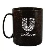 Capacidade para 400 ml. Caneca redonda Eco Sustentável feita com 50% de fibra natural de coco ou madeira e 50% de Plástico Premium (PP), reduzindo a quantidade de plástico e reaproveitando resíduos renováveis. Design moderno e acabamento impecável, feito em material atóxico e resistente ao microondas e máquina de lavar.