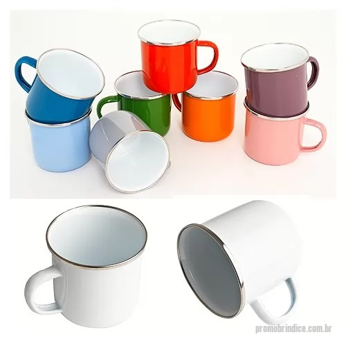 Caneca Inox personalizada - Caneca em inox com capacidade de 370ml.