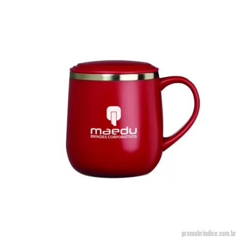 Caneca Inox personalizada - Caneca 370ml plástica com parede dupla em Inox, contém tampa plástica para vedação e base com EVA antiderrapante.  Altura :  11,1 cm  Largura :  12,8 cm  Circunferência :  30 cm