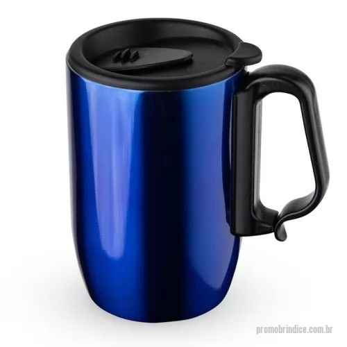 Caneca Inox personalizada - Caneca Inox Parede Dupla 350ml -  12 x 12,5 x 24,7 cm