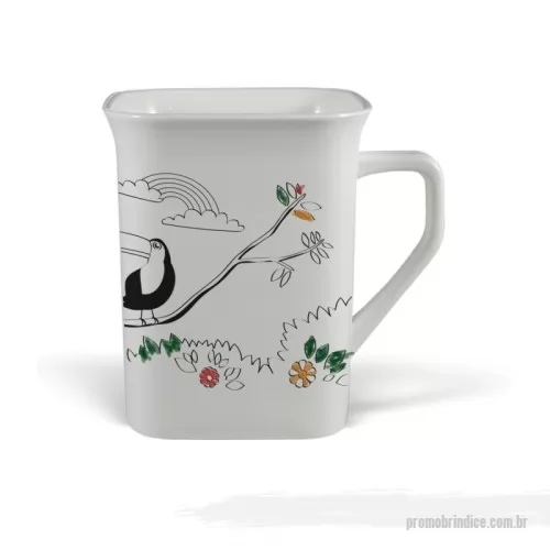 Caneca para colorir personalizada - Produto versátil, com matéria prima de alta resistência e parede lavável que permite à criança desenhar com canetinha hidrocor e lavar com água e sabão para começar de novo. Ideal para o público infantil é uma opção excelente para escolas, comércio/indústria de artigos infantis, bebidas e alimentos.