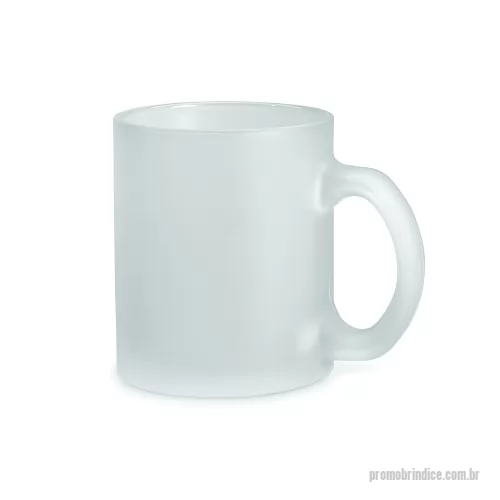 Caneca personalizada - Caneca em vidro com efeito fosco com capacidade até 340 ml