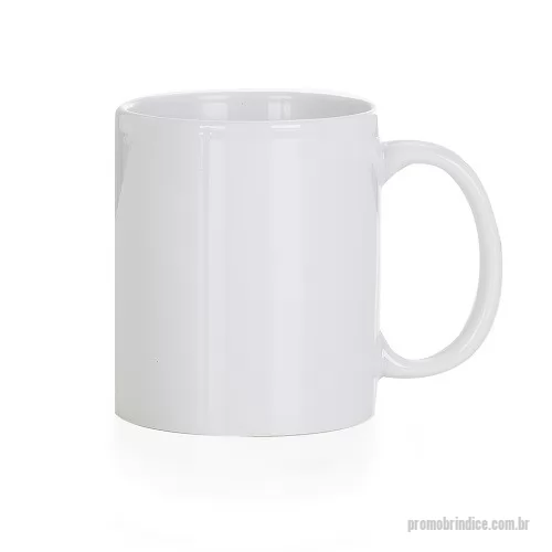 Caneca personalizada - Caneca cerâmica de 330ml branca