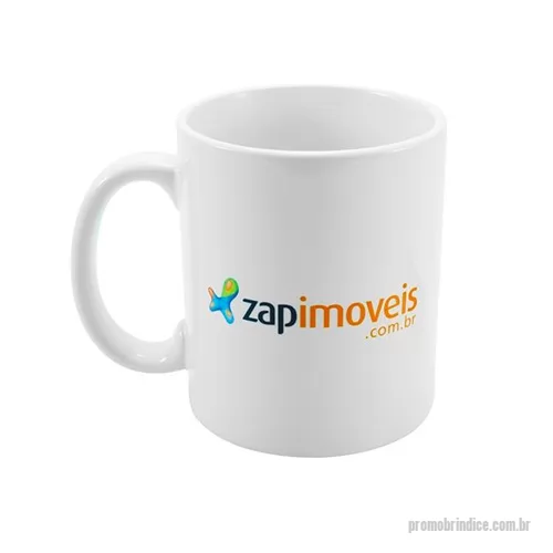 Caneca personalizada - Caneca todo mundo gosta. Resistentes à microondas e lava-louças e disponível na cor branca, a caneca de cerâmica 325ml personalizada é uma ótima opção. Também utilizadas como porta trecos ou porta caneta em ambientes corporativos, as canecas têm espaço suficiente para divulgar o diferencial da sua marca ou campanha com criatividade e eficiência. 