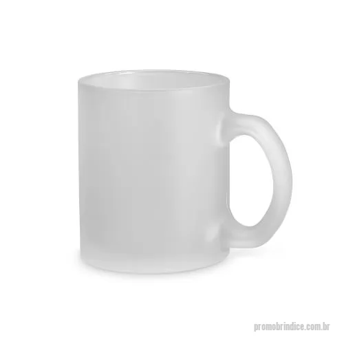 Caneca personalizada - Caneca confeccionada em vidro com acabamento fosco, capacidade de até 340 mL e fornecida em caixa presente. A superfície acetinada confere uma aparência delicada e permite que a tonalidade da bebida apareça de maneira sutil, criando um efeito visual 