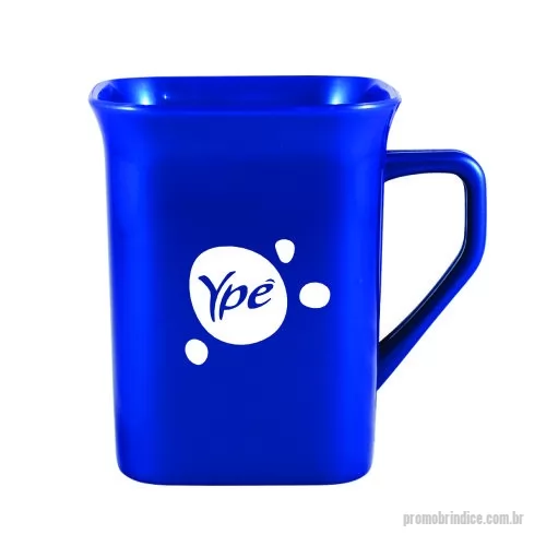 Caneca personalizada personalizada - Caneca quadrada com capacidade 250ml. Caneca Quadrada com design exclusivo Grupo BB. Fabricado em Plástico Premium (PP) atóxico, cores vivas, acabamento impecável e resistente a microondas e máquina