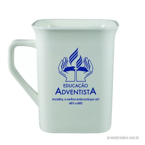 Caneca personalizada personalizada - Caneca quadrada com capacidade 250ml. Caneca Quadrada com design exclusivo Grupo BB. Fabricado em Plástico Premium (PP) atóxico, cores vivas, acabamento impecável e resistente a microondas e máquina