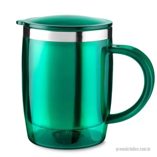 Caneca personalizada personalizada - Caneca plástica com inox na parte interna de 400ml ,Torna seu evento agradável com essas lindas canecas coloridas personalizadas com a sua logomarcas