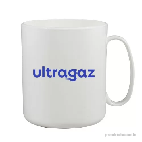 Caneca personalizada personalizada - Capacidade de 400 ml. Caneca Redonda fabricado em Plástico Premium (PP) atóxico, cores vivas, acabamento impecável e resistente a microondas e máquina de lavar.