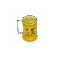 Caneca personalizada com gel colorido é um brinde personalizado que faz enorme sucesso.