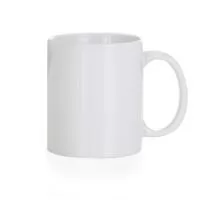 Caneca cerâmica de 300ml branca, ideal para sublimação.