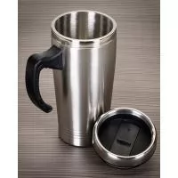 Canecas Termicas de Alumínio Coloridas, Capacidade 450 ML, Matéria Prima Aço Inox, Dimensões 18 x 13,1 cm, Peso 224 gramas