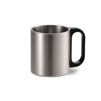 Canecas Térmicas Personalizadas, Peso 76 gramas, Capacidade 180 ML, Materia Prima Inox, Cor Prata, Dimensões 8 x 22,5 cm
