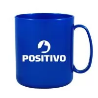 Capacidade de 400 ml. Caneca Redonda fabricado em Plástico Premium (PP) atóxico, cores vivas, acabamento impecável e resistente a microondas e máquina de lavar.