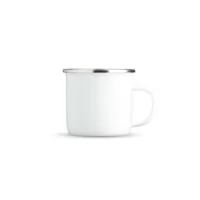 Caneca em inox de 370?ml, ideal para bebidas quentes ou frias. Seu material em aço inox garante durabilidade e mantém a temperatura da bebida por mais tempo. Com design moderno e acabamento polido, é resistente a impactos e fácil de limpar. Perfeita para uso diário em casa, escritório ou como brinde corporativo.  Capacidade: 370?ml  Altura: 8?cm  Diâmetro: 11,1?cm  Circunferência: 25,7?cm  Área para gravação: 5?cm x 3?cm  Peso aproximado: 134?g
