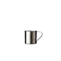 Caneca em inox com capacidade máxima de 300 ml. Altura : 7,6 cm Largura : 10,7 cm Circunferência : 7,5 cm Peso aproximado g : 62