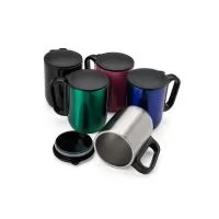 Caneca de inox personalizada é um brinde personalizado que agrada todos os públicos.