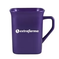 Capacidade 250ml. Caneca Quadrada com design exclusivo Grupo BB. Fabricado em Plástico Premium (PP) atóxico, cores vivas, acabamento impecável e resistente a microondas e máquina de lavar capacidade de 250 ml.