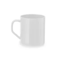 Caneca plástica com capacidade de 400ml.  Altura :  9,4 cm  Largura :  11,5 cm  Circunferência :  26,8 cm