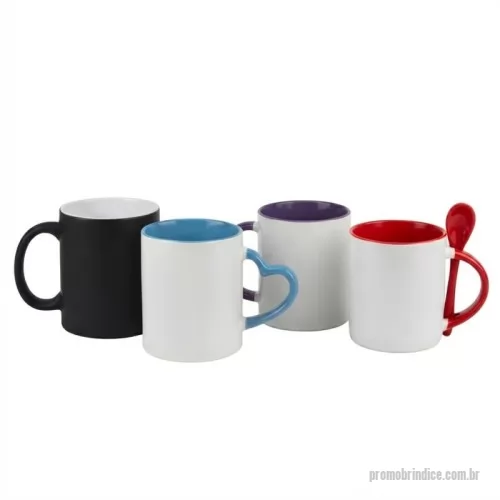 Caneca porcelana ou cerâmica ou vidro personalizada - Caneca Bicolor 300ml 