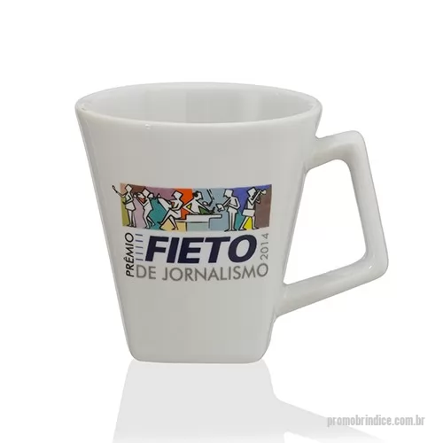 Caneca porcelana ou cerâmica ou vidro personalizada - Caneca Quartier Mini Branca 220ml