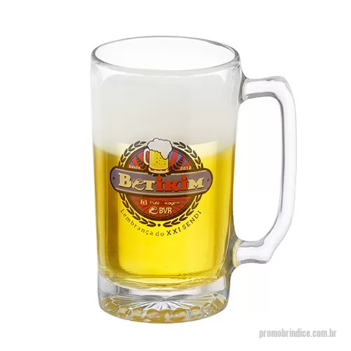 Caneca porcelana ou cerâmica ou vidro personalizada - Caneca de Chopp Manhattan 365ml