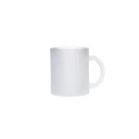Caneca em vidro com acabamento fosco e capacidade para até 350 ml. Altura : 9,5 cm Largura : 11,3 cm Circunferência : 25,3 cm Peso aproximado g : 336