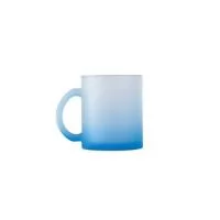 Caneca em vidro com acabamento fosco degradê e capacidade para até 350 ml. Altura : 9,5 cm Largura : 11,3 cm Circunferência : 25,3 cm Peso aproximado g : 338