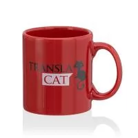 Caneca Reta Vermelha 380ml