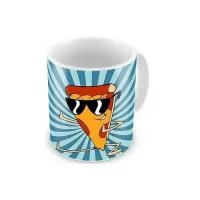 Caneca de cerâmica branca de 320 ml. Gravação arte livre, termocrômia.
