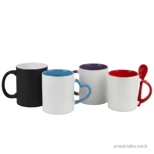 Caneca porcelana personalizada - Caneca Porcelana bicolor 300ml