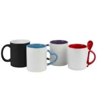 Caneca Porcelana bicolor 300ml