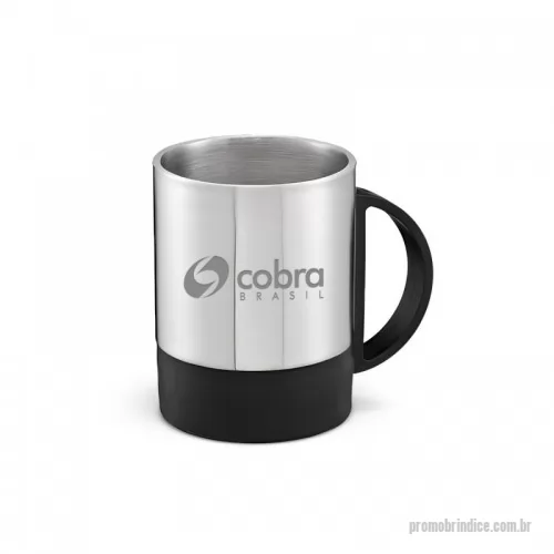 Caneca térmica personalizada - Caneca Inox 180ml. O valor varia dependendo do tipo de gravação.