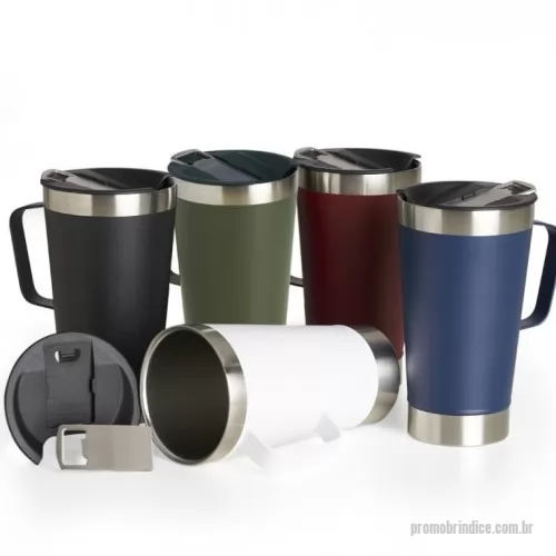 Caneca térmica personalizada - Caneca térmica Personalizada CN4082 com sua logomarca. 20 anos ajudando a cotar Brindes Promocionais com várias empresas num único clique. Caneca Térmica Inox com Abridor 500mlCaneca Térmica Inox com Abridor 500mlCaneca térmica Personalizada, 153957, Seven Promotion Brindes Corporativos. Clique e Cote no Portal PromoBríndice!