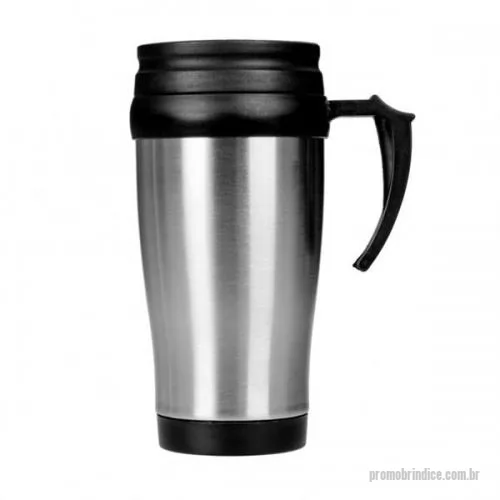 Caneca térmica personalizada - CANECA DE INOX 400 ML