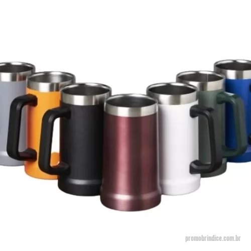 Caneca térmica personalizada - Caneca Copo Térmico. Capacidade: 700ml Conservação térmica: Quente 4h / Frio 10h Bocal confortável para beber, não aquece ou esfria. Transporte facilitado (tamanho adequado para consoles de carro). Não vaza ao ser transportado. Isolamento térmico a vácuo.