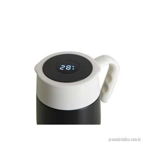 Caneca térmica personalizada - Caneca térmica personalizada com visor de led é um brinde personalizado inovador.