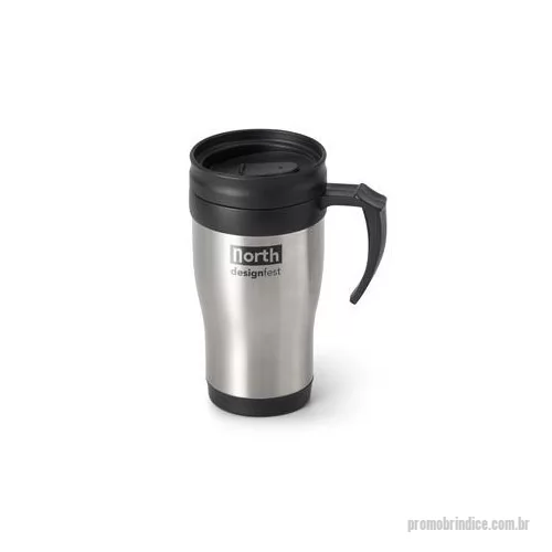Caneca térmica personalizada - Caneca de metal personalizada é o brinde personalizado ideal para presentear seus clientes que estão sempre viajando, pois essa caneca é voltada para isso. De tamanho adequado e grande área de personalização.