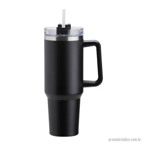 Caneca térmica personalizada - Pensada para quem busca praticidade em grandes doses, esta caneca térmica de 1,2 litros combina corpo em inox 304 com parede dupla, ajudando a conservar a temperatura das bebidas por mais tempo. A tampa acrílica rosqueável oferece fechamento seguro e