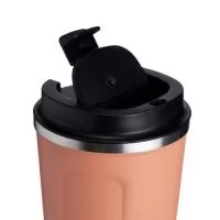Copo térmico em inox de 500?ml com parede dupla e isolamento a vácuo, ideal para manter suas bebidas quentes ou frias por horas. A base em borracha antideslizante garante estabilidade em superfícies lisas, enquanto a tampa rosqueável com abertura de bocal oferece vedação segura e praticidade ao beber. Seu design elegante e acabamento polido fazem deste copo uma excelente escolha para escritório, viagens ou uso diário.  Capacidade: 500?ml  Altura: 17,2?cm  Diâmetro externo: 8,9?cm  Circunferência: 28,2?cm  Área para gravação: 12,5?cm x 6,3?cm  Peso aproximado: 294?g