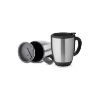 Caneca de metal personalizada à laser é um brinde personalizado que vai deixar sua marca sempre em exposição.