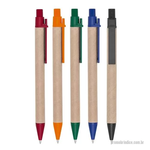Caneta ecológica personalizada - Caneta Ecológica Papelão