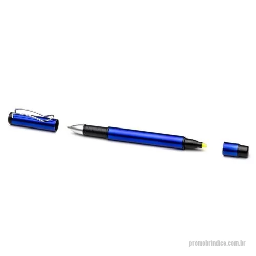 Caneta marca texto personalizada - Caneta Plástica Marca Texto
