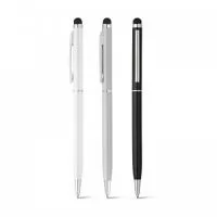 Caneta metálica Personalizada | Esferográfica. Alumínio. Com ponteira touch. ø8 x 135 mm - YOUDU