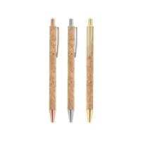 Caneta metálica Personalizada | Caneta de Metal e Cortiço Promocional - MAGGENTA