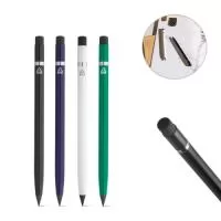 Caneta metálica Personalizada | Caneta sem tinta em alumínio 100% reciclado, com tampa protetora em PE reciclado. Apta para um uso prolongado sem a necessidade de apontar. Na parte superior contém uma borracha que apaga com facilidade o que está escrito. ø8 x 150 mm - YOUDU